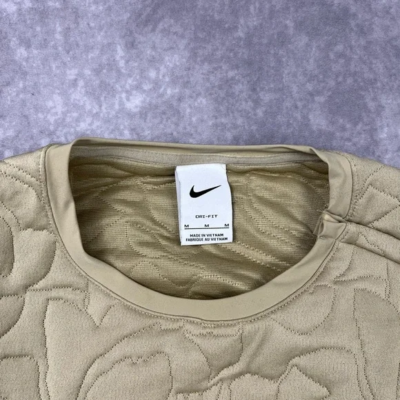 Nike Jacquard Embossed Sweatshirt - Size M - Picture 2 of 3